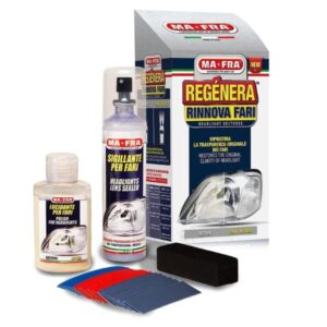 pulir faros coche con pulimento